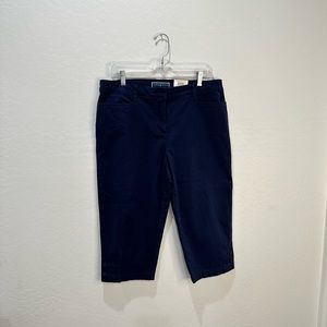 Kendra Scott Tummy Control Capri Navy Blue